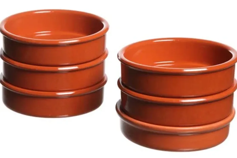 Creme Brulee Skål Brun Stentøj Ø11,5cm 6 stk