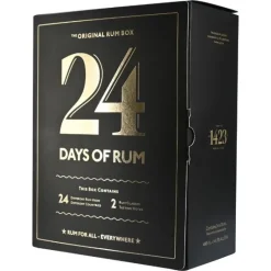 24 Days of Rum Calendar Black Edition 24x2cl
