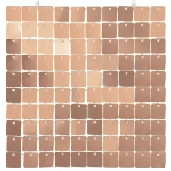 Dekorativ champagneplade gennemsigtig baggrund 30x30 cm / 100 felter