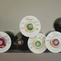 70 Disques de Cave - flasketags til vin - 70 stk