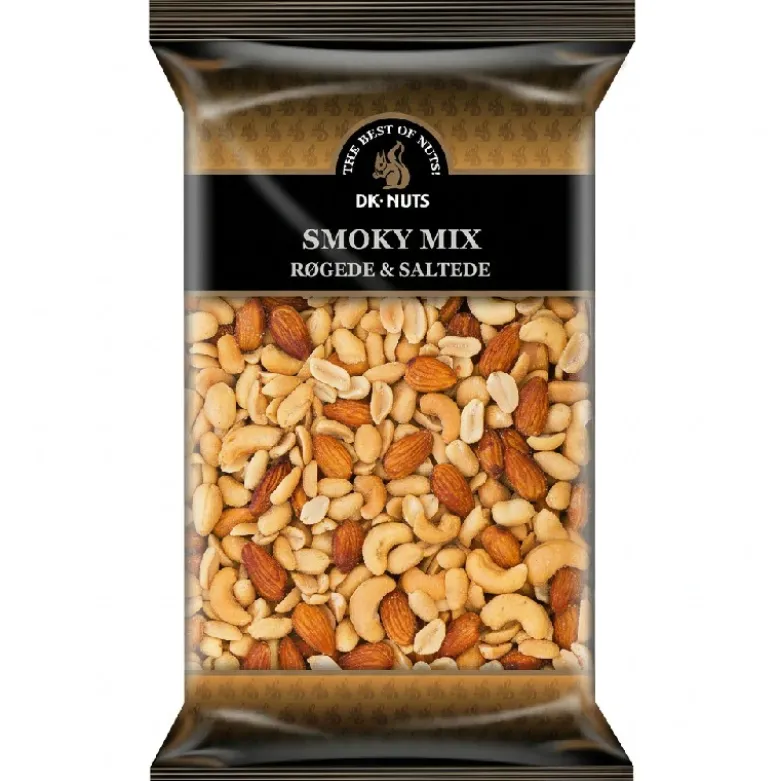 Dknuts Smoky Mix Røgede & Saltede Nødder 1 kg