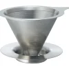 Dobbelt filter metal Dripper 01 / Sølv - Hario