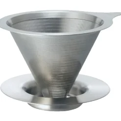 Dobbelt filter metal Dripper 01 / Sølv - Hario