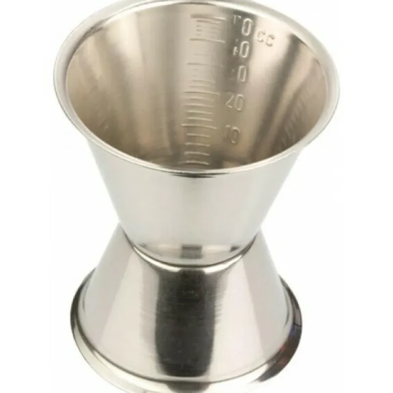 Dobbelt jigger 30/50 ml - Rustfrit stål