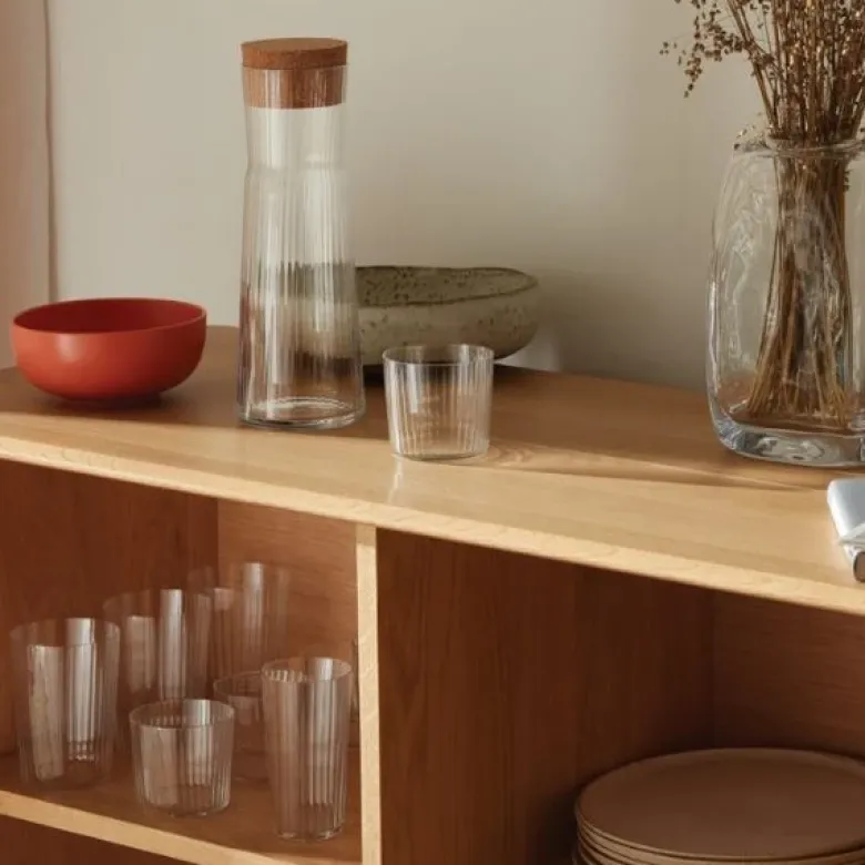 Drikkeglas Gio Line Sæt 4 LSA 320ml, 12,8x7x7cm