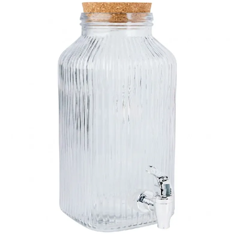 Drinksdispenser Glas Klar 3,35L