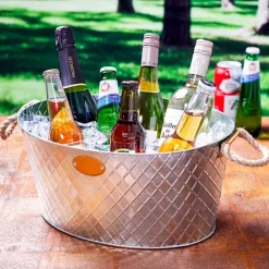 Drinks køler med håndtag i reb