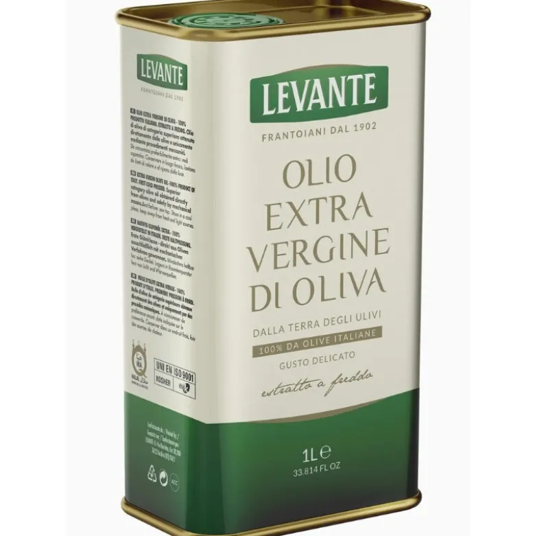 E. jomfru olivenolie 100% it 1 l dåse