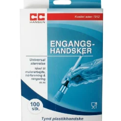 Engangshandsker i plastik 100 stk. CC Hansen