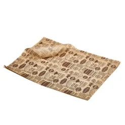 Fedtafvisende papir med Steak House design 25 x 35 cm Genware