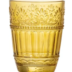 Feyza Drikkeglas, Gul, Glas - 26 cl