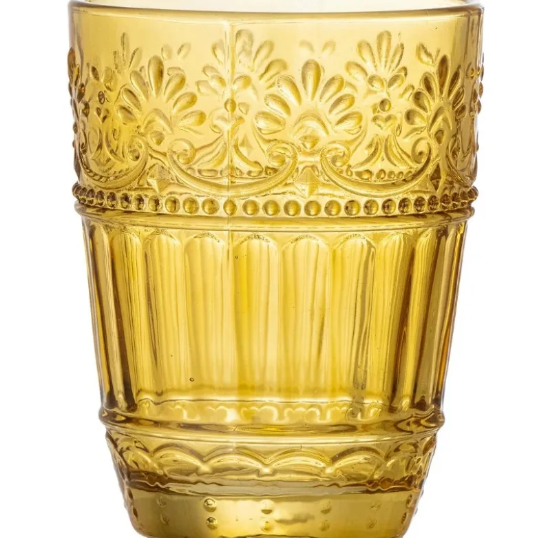 Feyza Drikkeglas, Gul, Glas - 26 cl