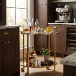 Fine Barbord, Guld, Glas