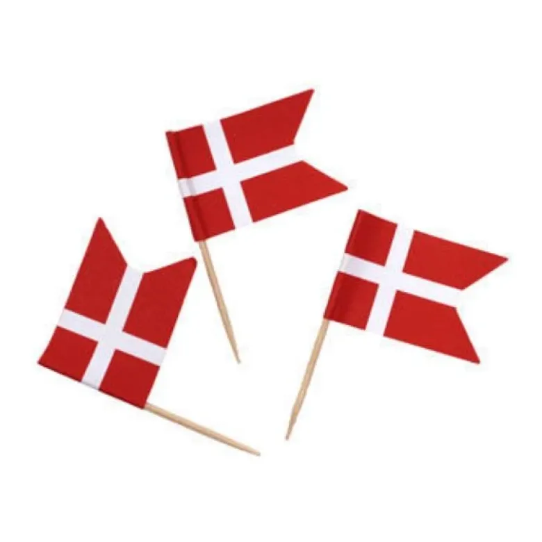 Flag På Pind / Kageflag 25 srk.