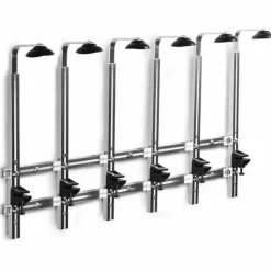 Flaskeholder Vægmonteret til 6 flasker (70 cl / 1 liter)
