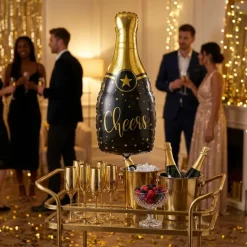 Folieballon B&C Champagne - Skål 35x76 cm