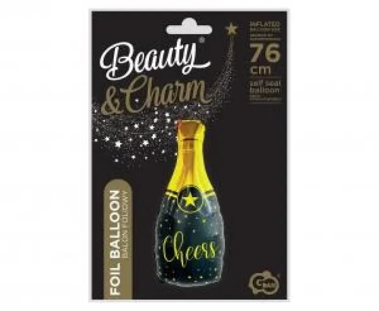 Folieballon B&C Champagne - Skål 35x76 cm
