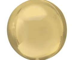 Folieballon ORBZ - Hvid Guld Bold 1 stk.