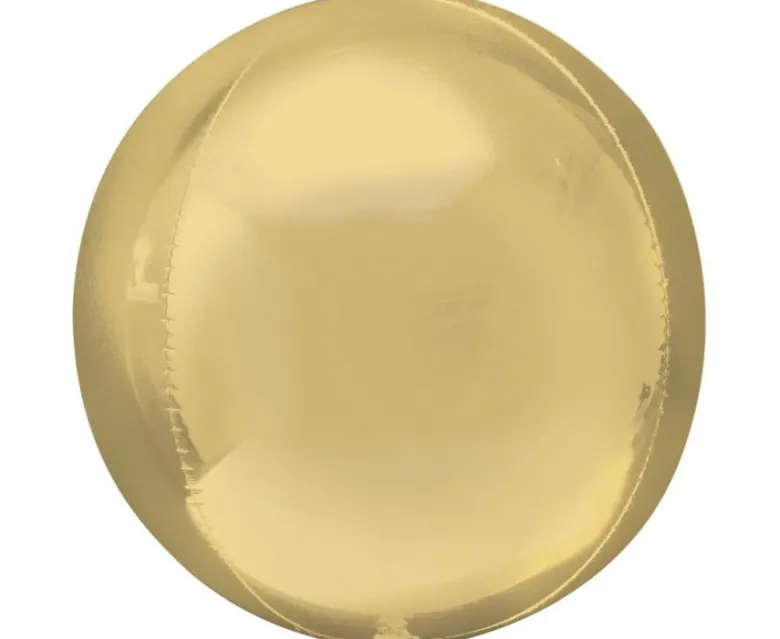 Folieballon ORBZ - Hvid Guld Bold 1 stk.