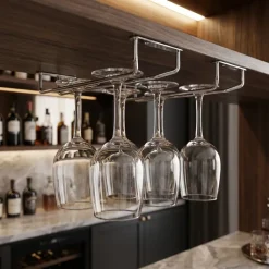 Forkromet Glasholder 10