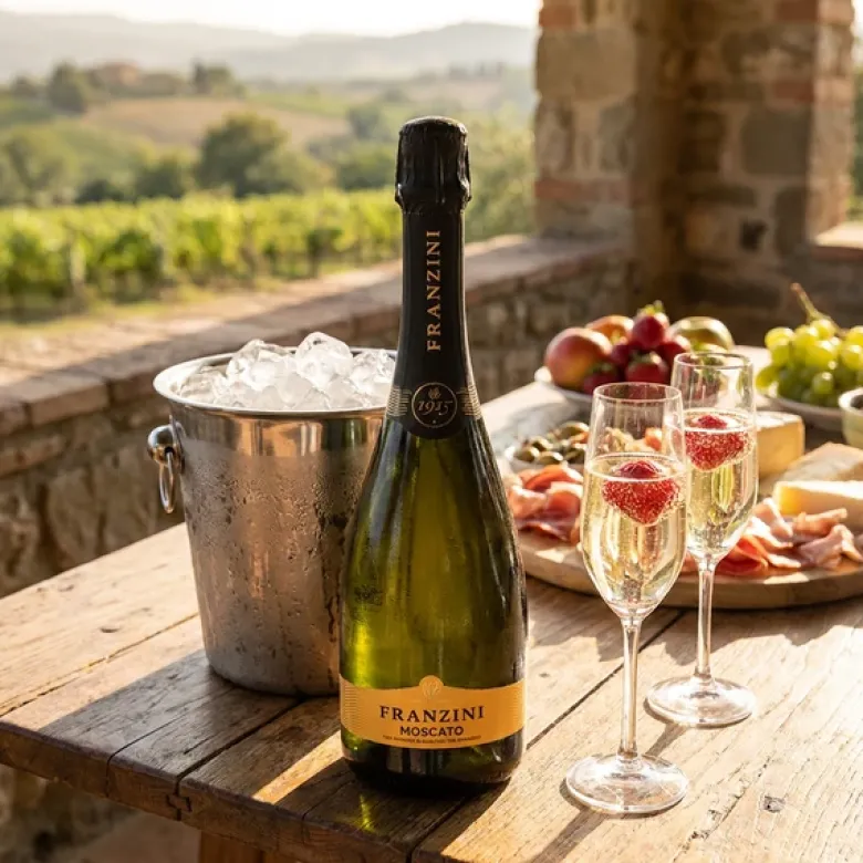 Franzini Moscato Mousserende Vin 75 cl