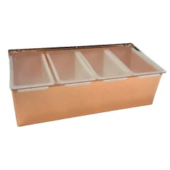 Frugt dispenser kobber - 4 rum