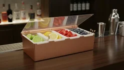 Frugt dispenser kobber - 4 rum