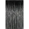 Frynsedørgardin sort 90x240 cm