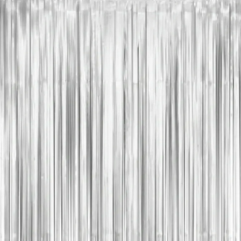 Frynsegardin B&C mat sølv 100 x 200 cm
