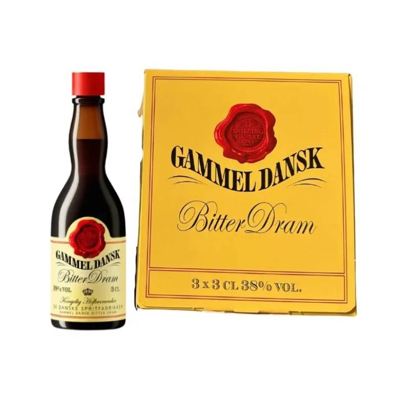 Gammel Dansk Bitter Dram 3x FL 3