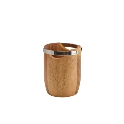 GenWare Acacia Wood Bestikcylinder med metalhåndtag
