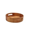 GenWare Acacia Wood Rund serveringsbakke 25 cm