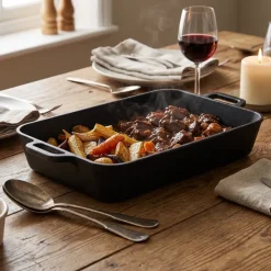GenWare Cast Iron Rektangulært fad 25 x 15,5 cm