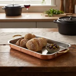 GenWare Copper Plated Dyb bakke 33 x 23,5 cm