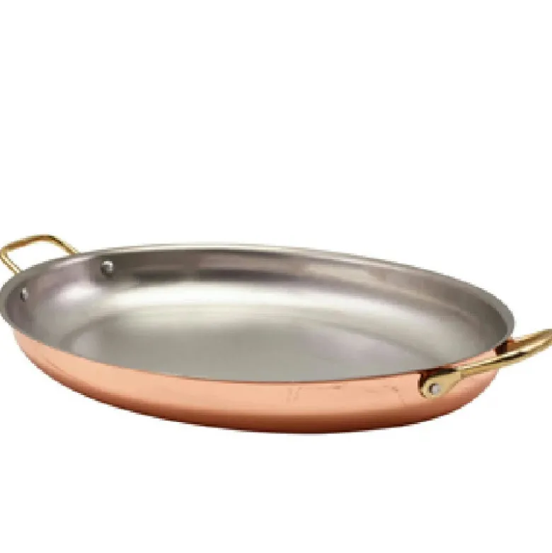 GenWare Copper Plated Oval fad 37,5 x 26 cm