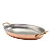 GenWare Copper Plated Oval fad 30 x 21 cm