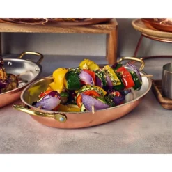 GenWare Copper Plated Oval fad 30 x 21 cm