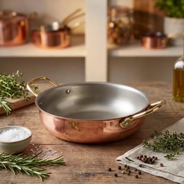 GenWare Copper Round Fad 19,5 x 5 cm
