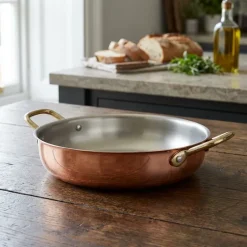 GenWare Copper Round Skål 22 x 5 cm