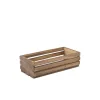 Genware Dark Rustic Trækasse 25 x 12 x 7,5 cm