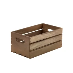 Genware Dark Rustic Trækasse 27 x 16 x 12 cm