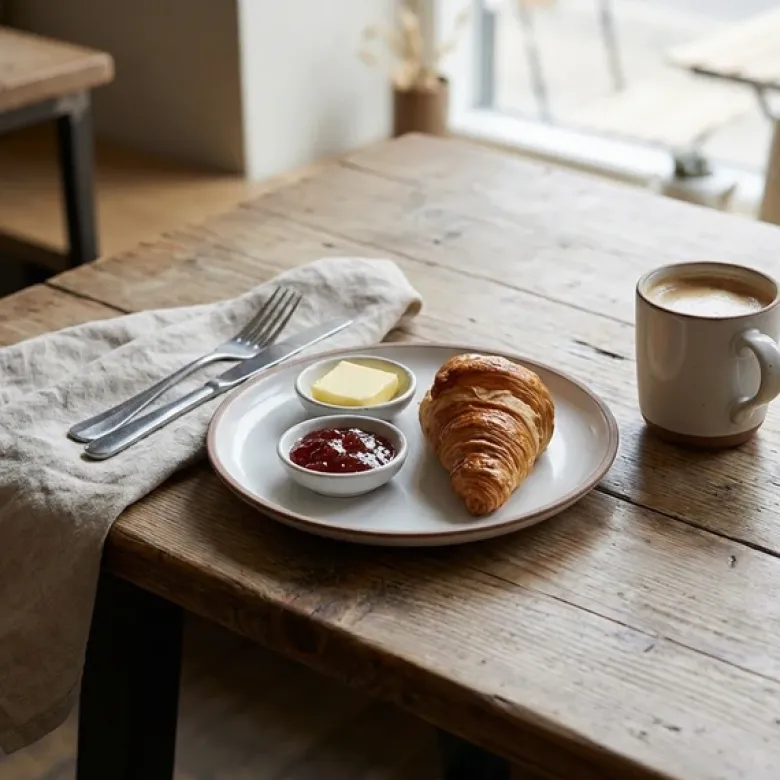 GenWare Kava White Stentøjs rå vægmonteret præsentationstallerken 18 cm