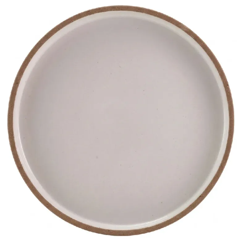 GenWare Kava White Stentøjs rå vægmonteret præsentationstallerken 18 cm