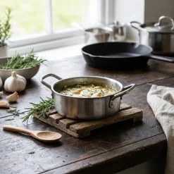 GenWare Mini Stainless Stålkasserolle 12,8 x 4,2 cm