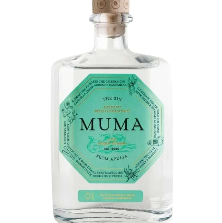 Gin con Acqua di Mare 41,8 % 0,50 L – Muma