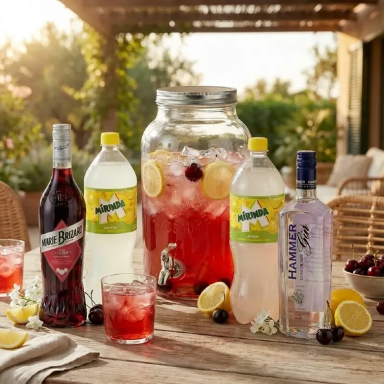 Gin kirsebær dispenser - Drinkspakke