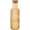 Glasflaske med Korkprop Okker 1L Ø8,7x27,8cm