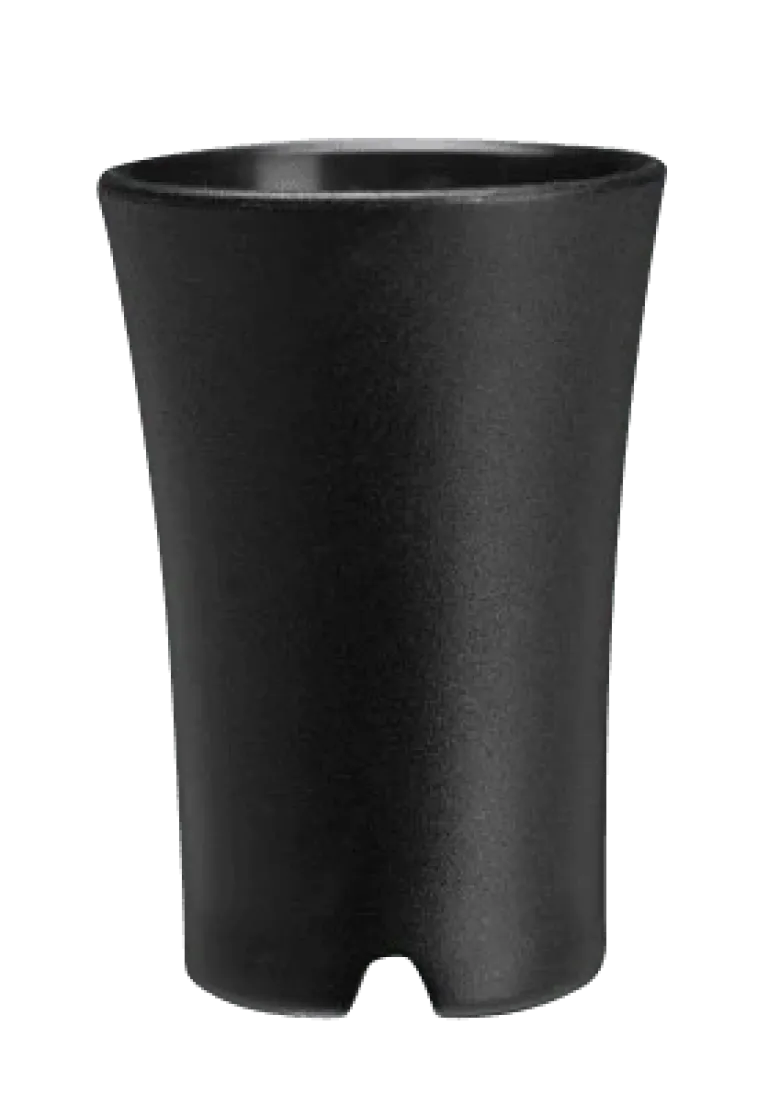 Glass4ever Shotglas Frosted Sort 3 cl