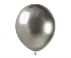 Glinsende balloner AB50 5" sølv / 100 stk.