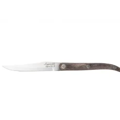 Grillknive Laguiole Grå Pakka glat SÆT 6 SdV